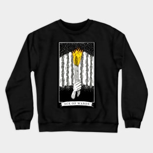 The Ace of Wands - The Tarot Restless Crewneck Sweatshirt